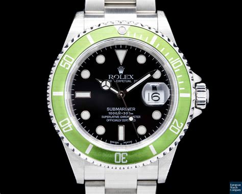 dial for rolex 16610 lv submariner green bezel 50th|rolex submariner kermit models.